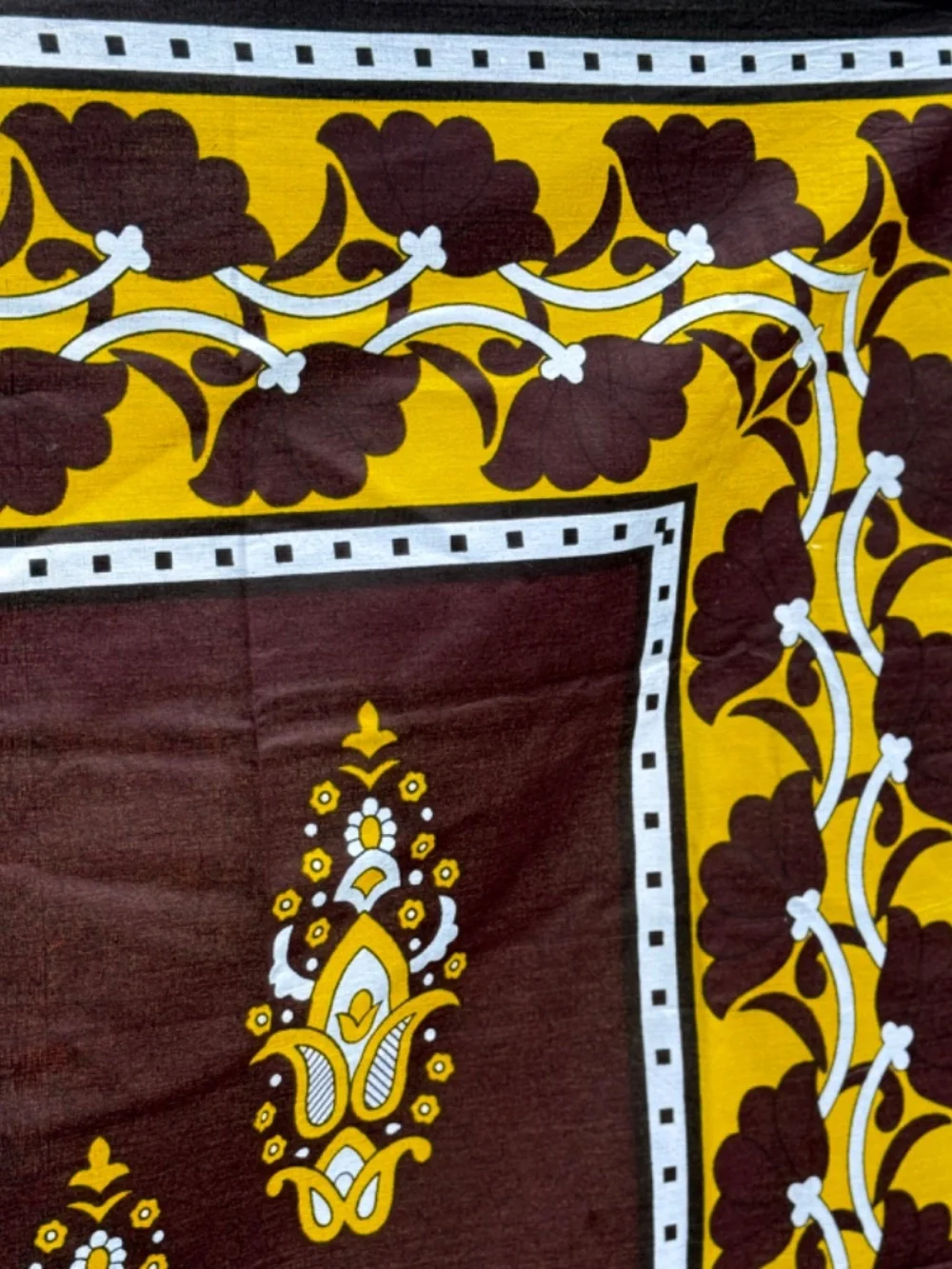 New Khanga Nzito Mali Ya Bahati Super Wax 100% Cotton Table Cloth Wall Hanging